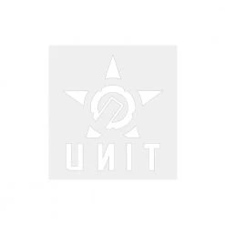 Unit - White Crank Sticker