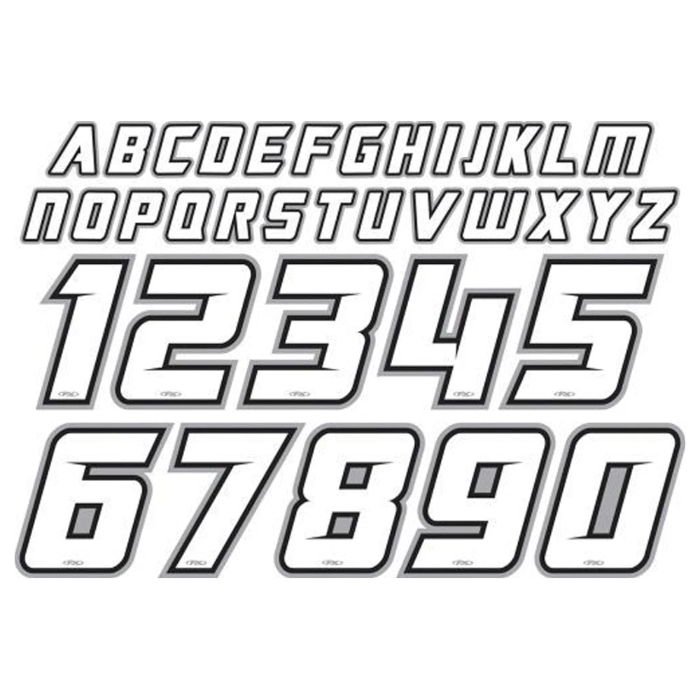 Factory Effex - Iron On Jersey I.D Kit 3 Factory Effex - Iron On Jersey I.D Kit